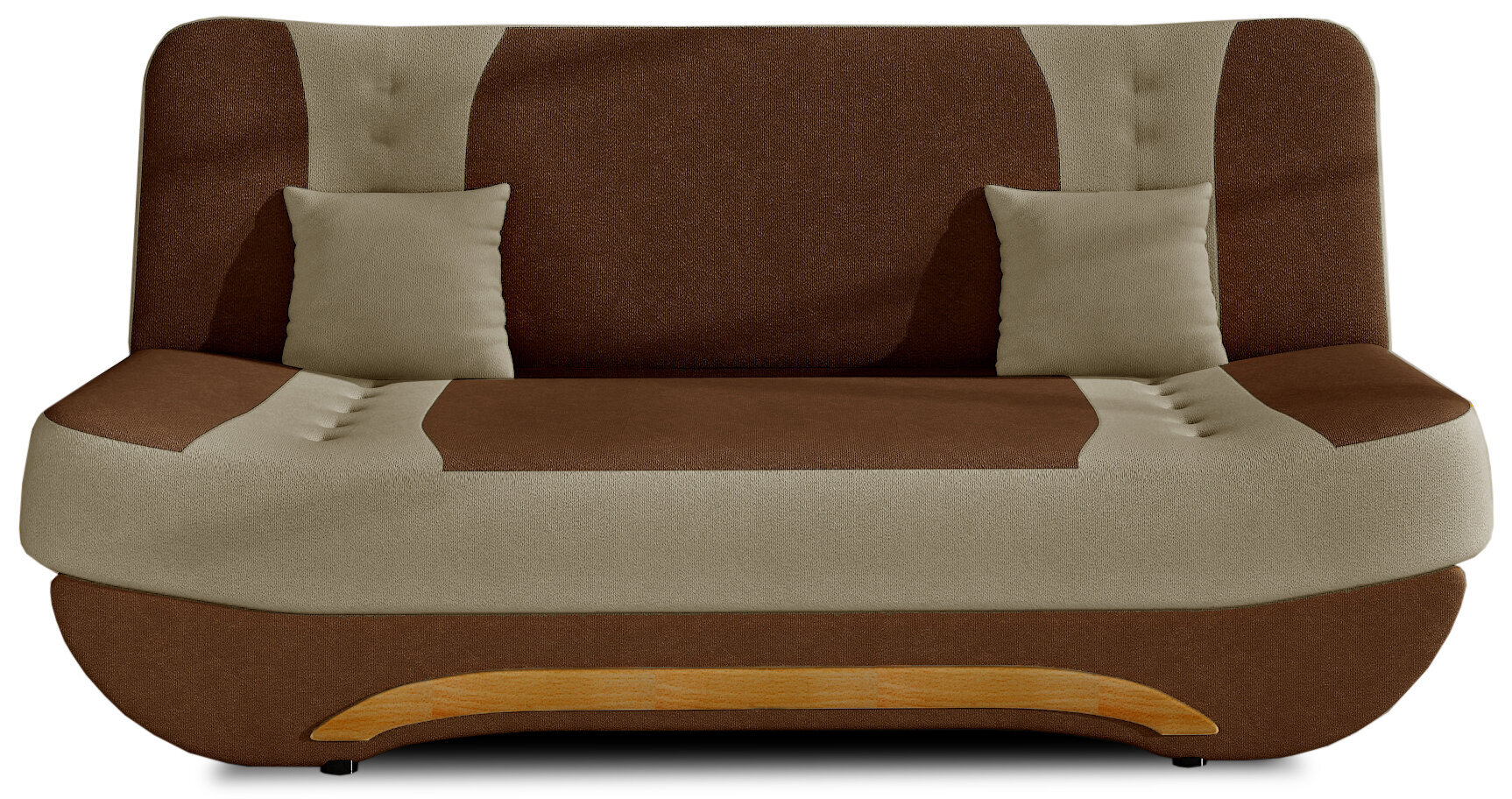 Sofa NORE Ewa II, ruda/kreminė – Image 2