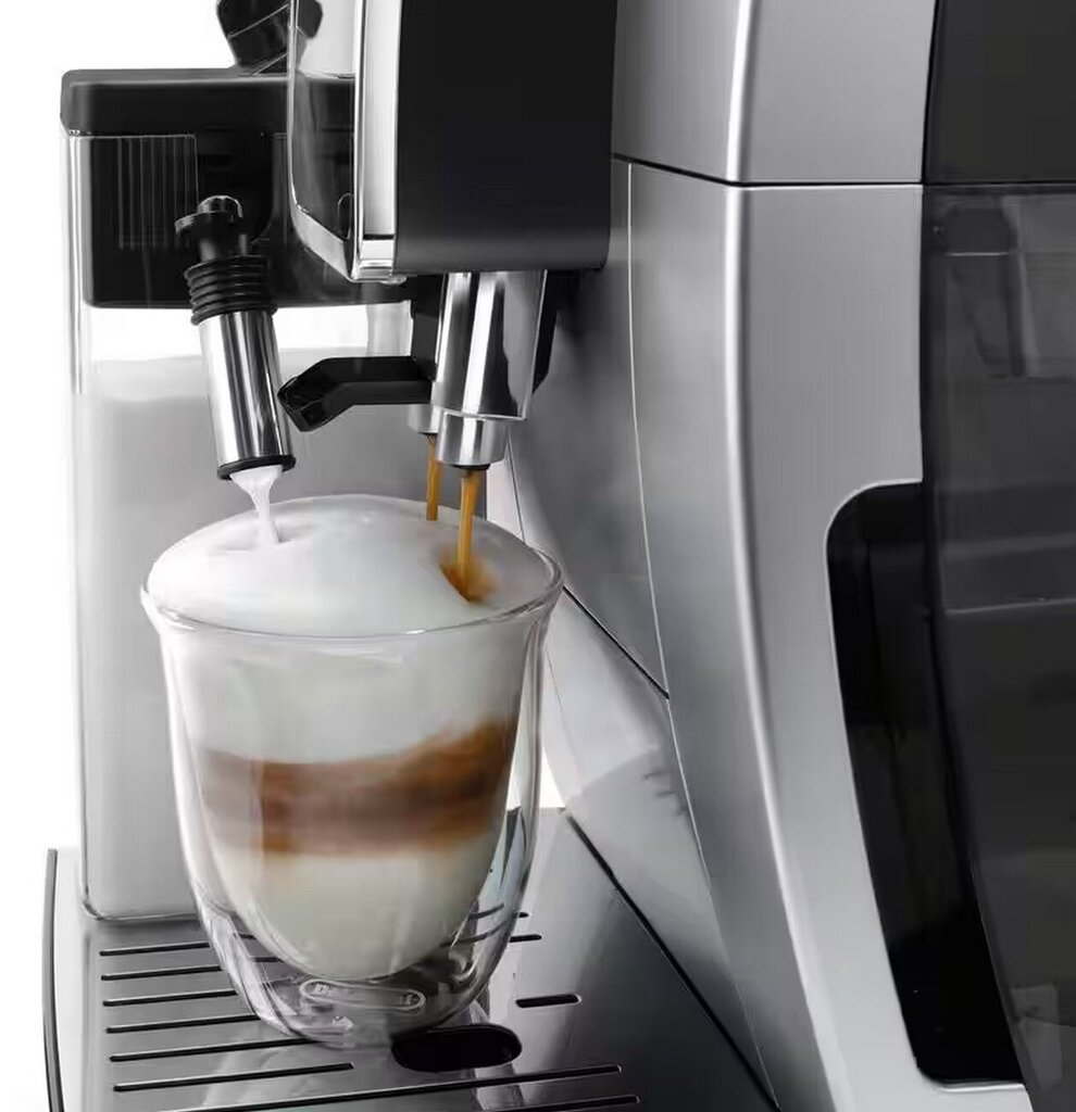 Automatinis kavos aparatas DeLonghi Dinamica Plus ECAM380.85.SB, Su automatiniu pieno plakimu – Image 6
