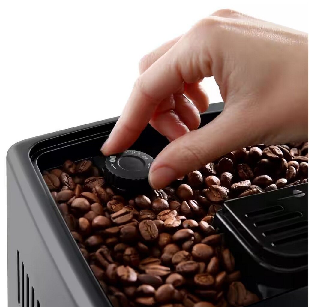 Automatinis kavos aparatas DeLonghi Dinamica Plus ECAM380.85.SB, Su automatiniu pieno plakimu – Image 4