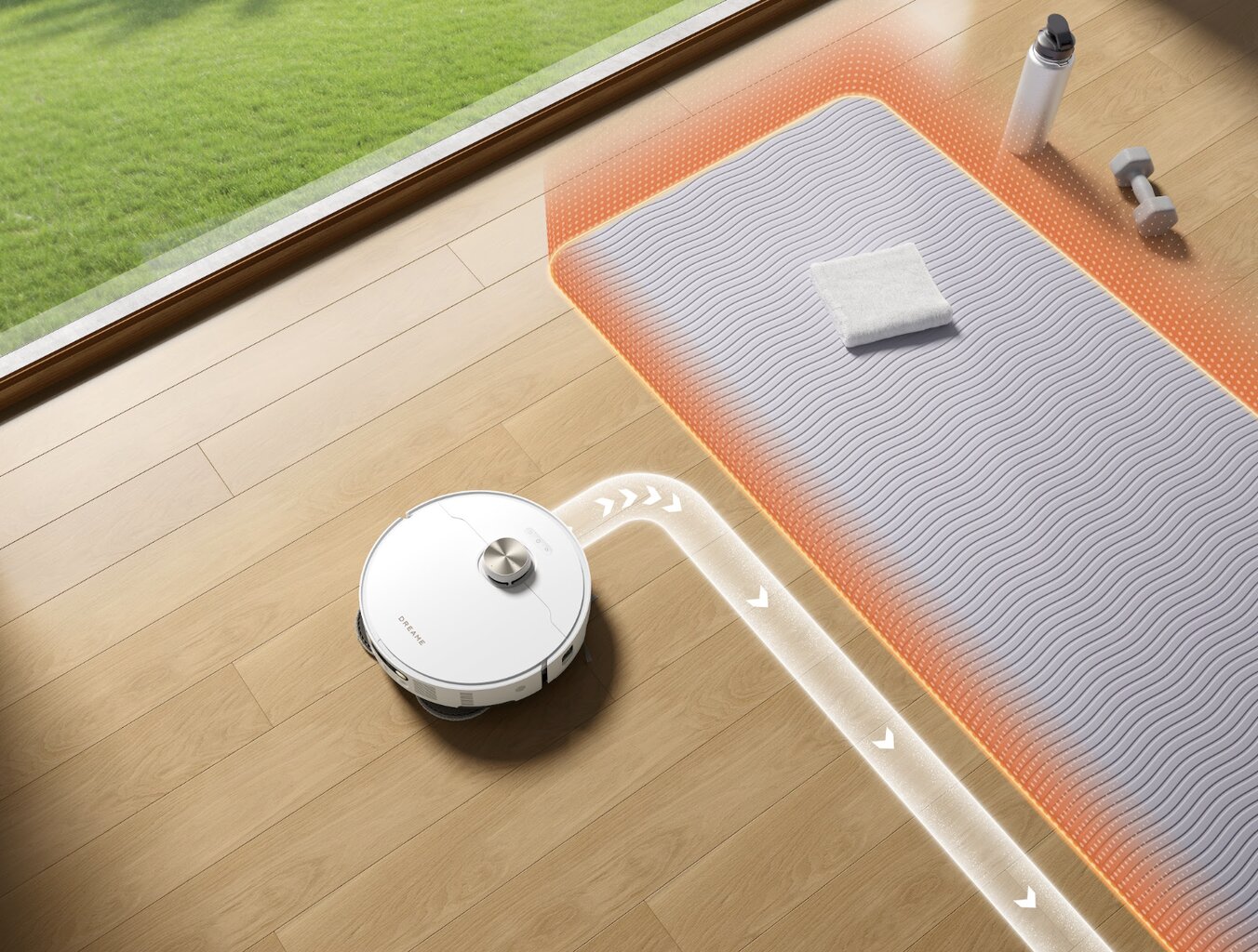 Dulkių siurblys-robotas Dreame L50s Pro Ultra, Su plovimo funkcija, Automatinis išsivalymas – Image 5