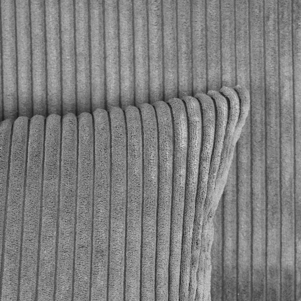 Dvivietė sofa SOLACE su miego funkcija, pilkos spalvos veliūras – kompaktiškas komfortas ir modernus stilius – Image 9