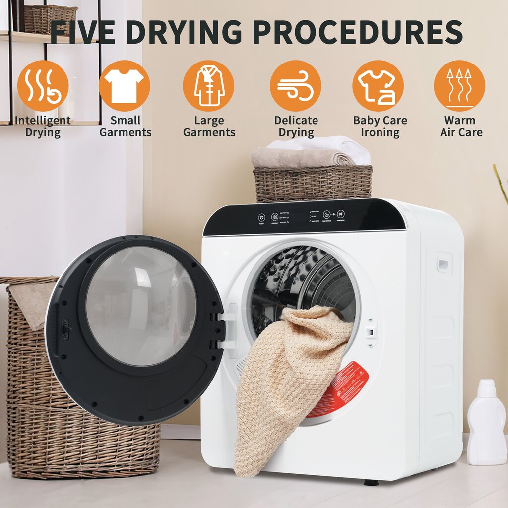 Džiovyklė Džiovyklė skalbiniams, 830 W, 6 programos, UV, 3 kg – Image 7