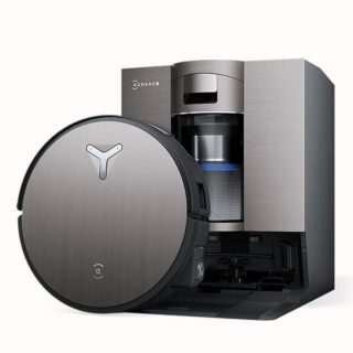 Dulkių siurblys-robotas Ecovacs robotinis dulkių siurblys. DeebotX11 Omnicyclone19500Pa/6400mAhpilka, Su plovimo funkcija, Automatinis išsivalymas