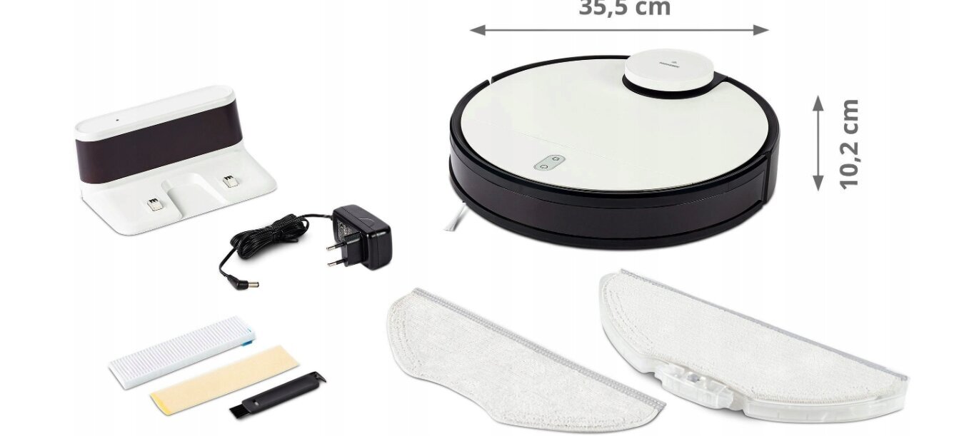 Dulkių siurblys-robotas Medion X40 SW, Be plovimo funkcijos, Rankinis išvalymas – Image 2