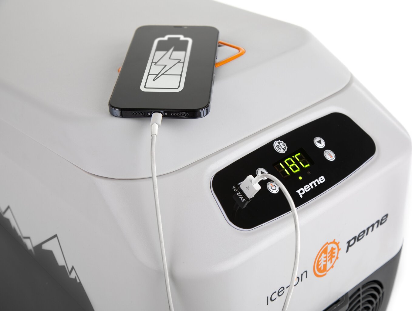 Automobilinis šaldytuvas Peme Ice-on iOG-30L Adventure Orange – Image 9