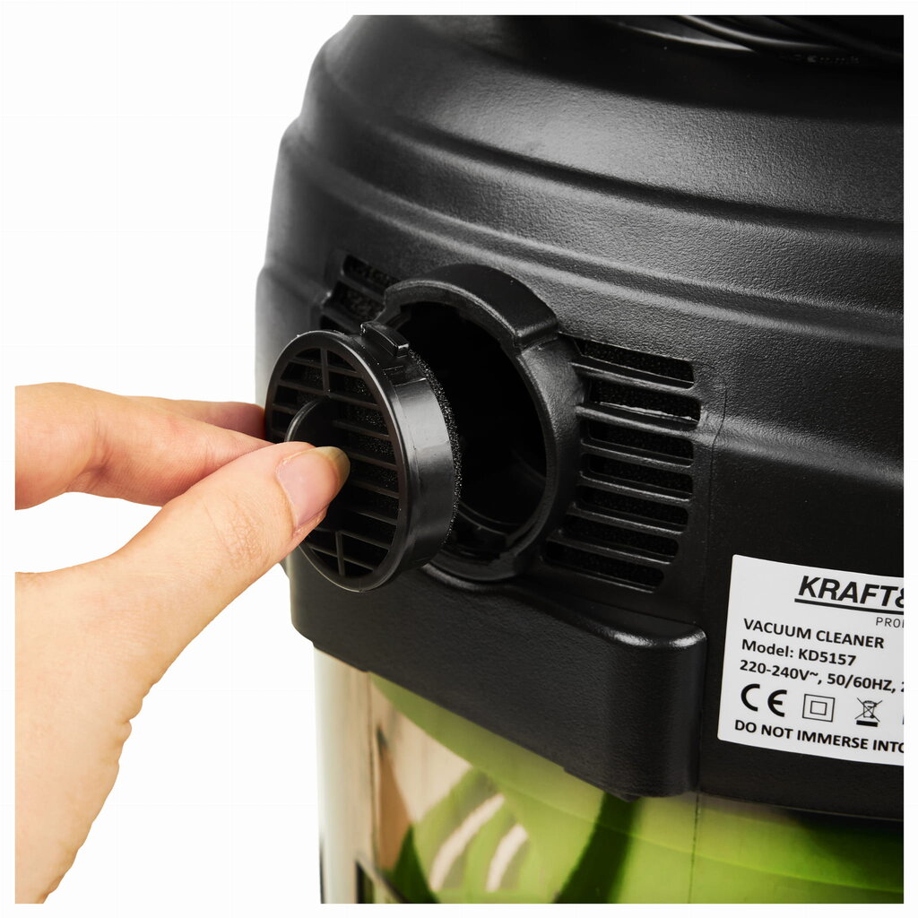 Dulkių siurblys Šlapio/sauso valymo dulkių siurblys su vandens filtru Kraft & Dele KD5157 – Image 19