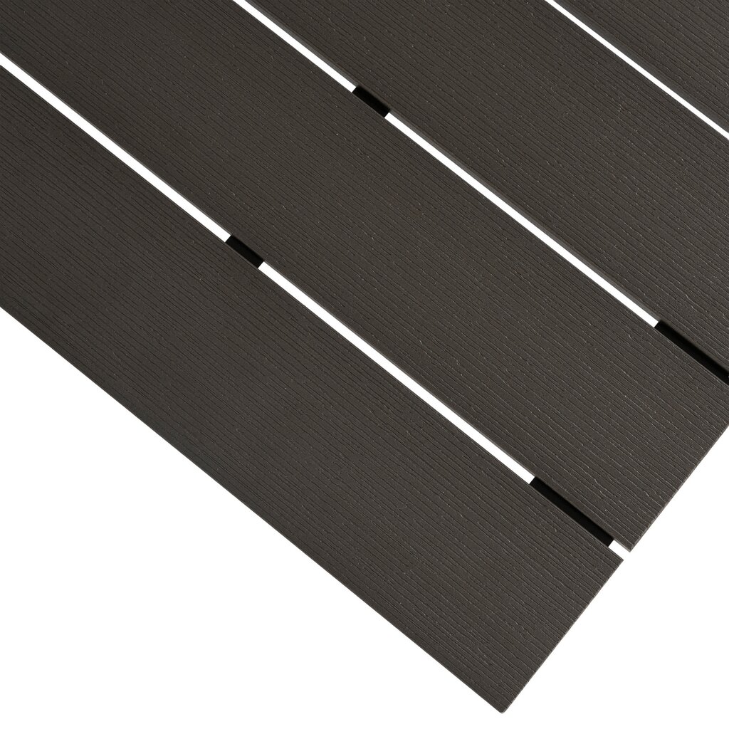 Sodo baldų komplektas Mebel Elite Technorattan ARGOS FRESNO juoda pilka – Image 4
