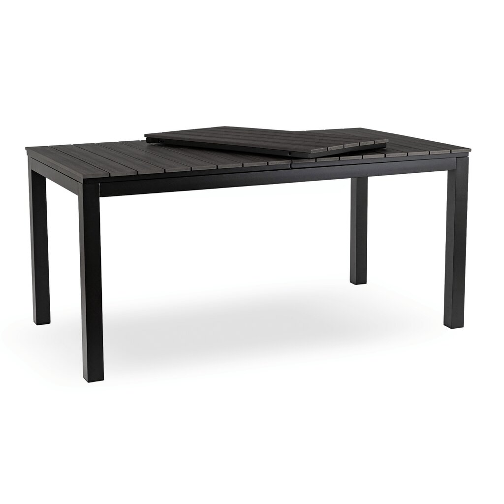 Sodo baldų komplektas Mebel Elite Technorattan ARGOS FRESNO juoda pilka – Image 8