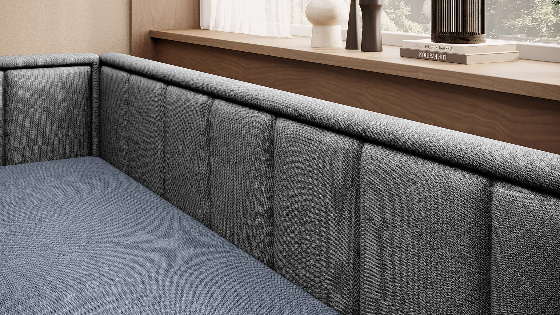 Sofa Fulgeo, pilka, Kairinis variantas – Image 7