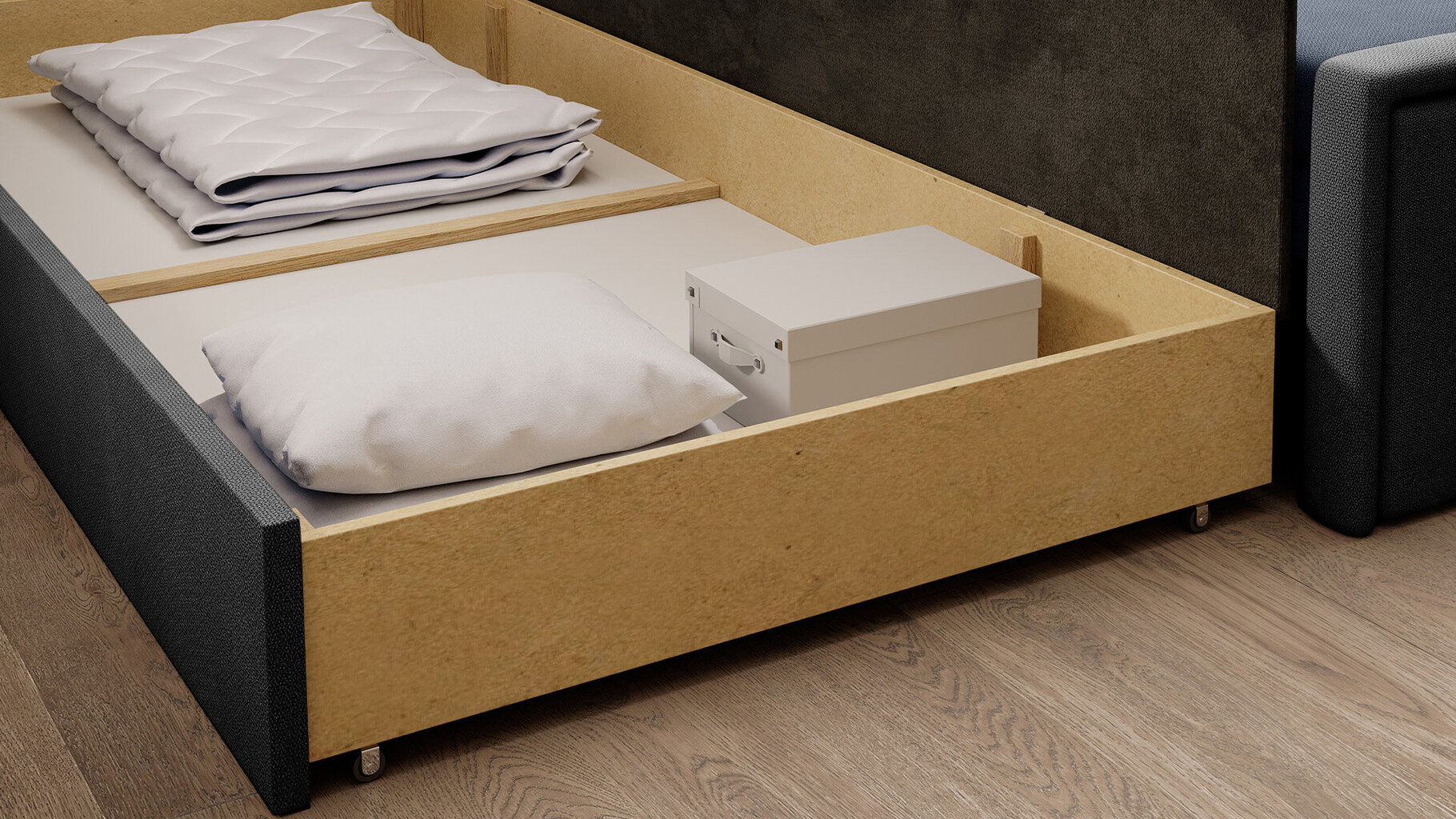 Sofa Fulgeo, pilka, Kairinis variantas – Image 9