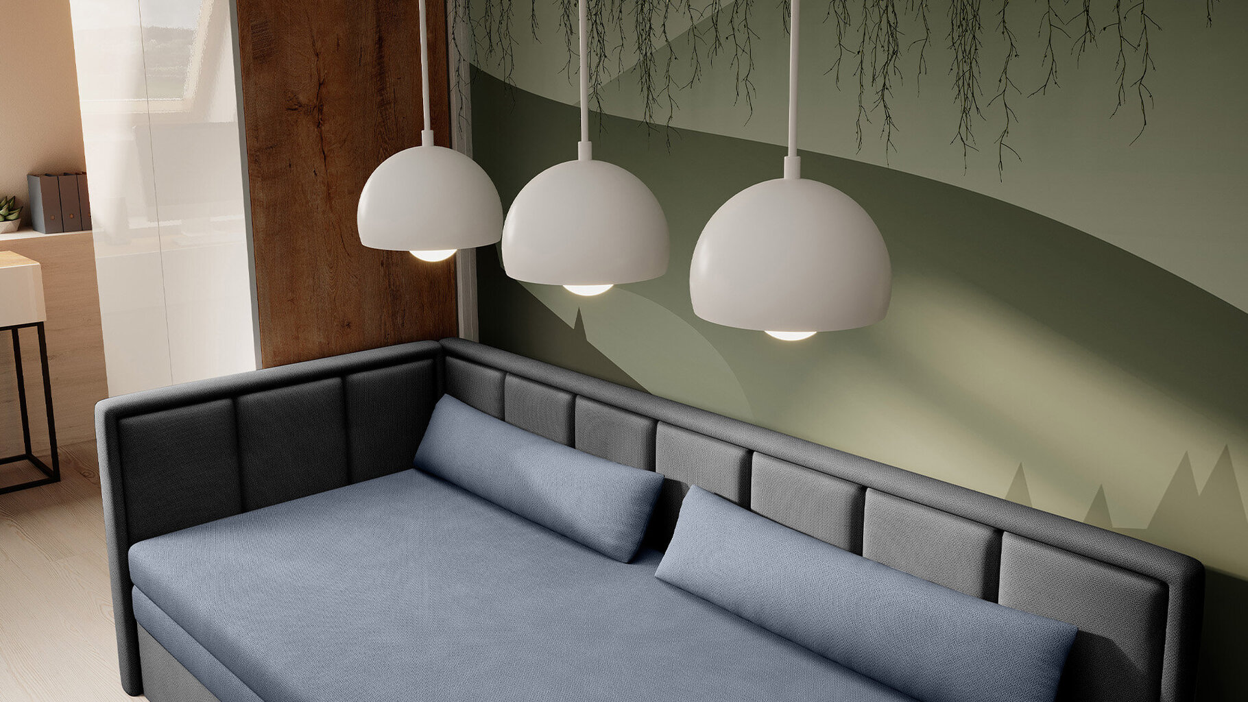 Sofa Fulgeo, pilka, Kairinis variantas – Image 10