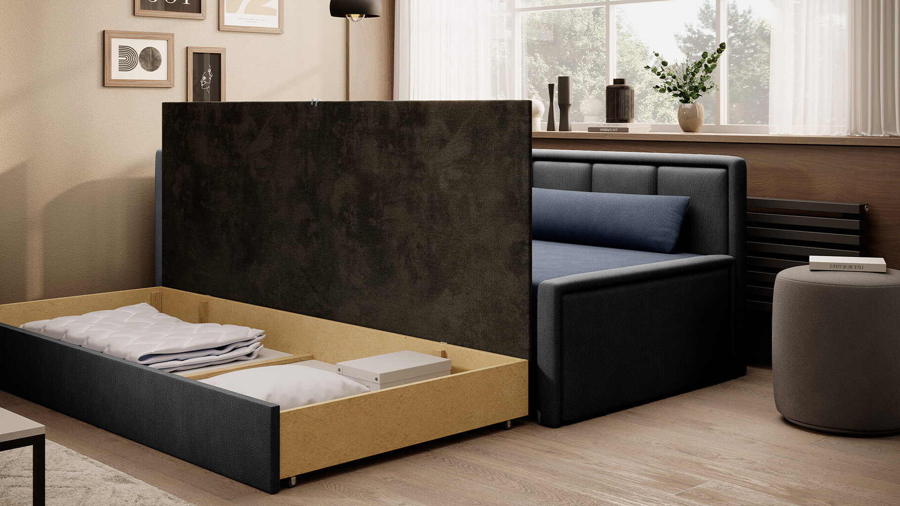 Sofa Fulgeo, pilka, Kairinis variantas – Image 2