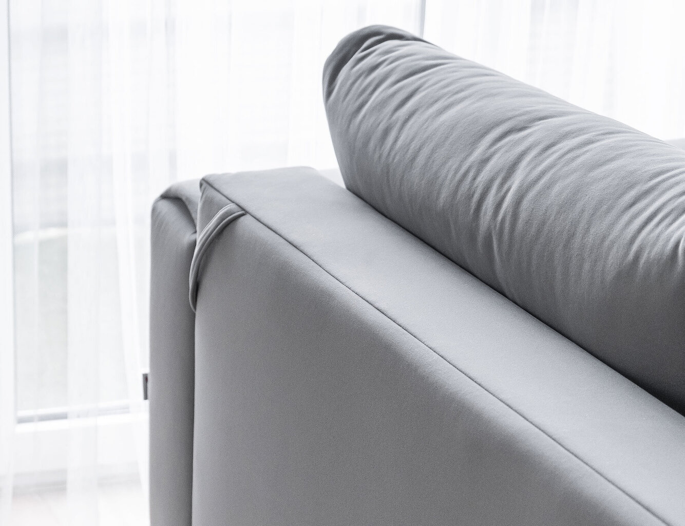 Sofa NORE Dalia Velvetmat 04, pilka – Image 8