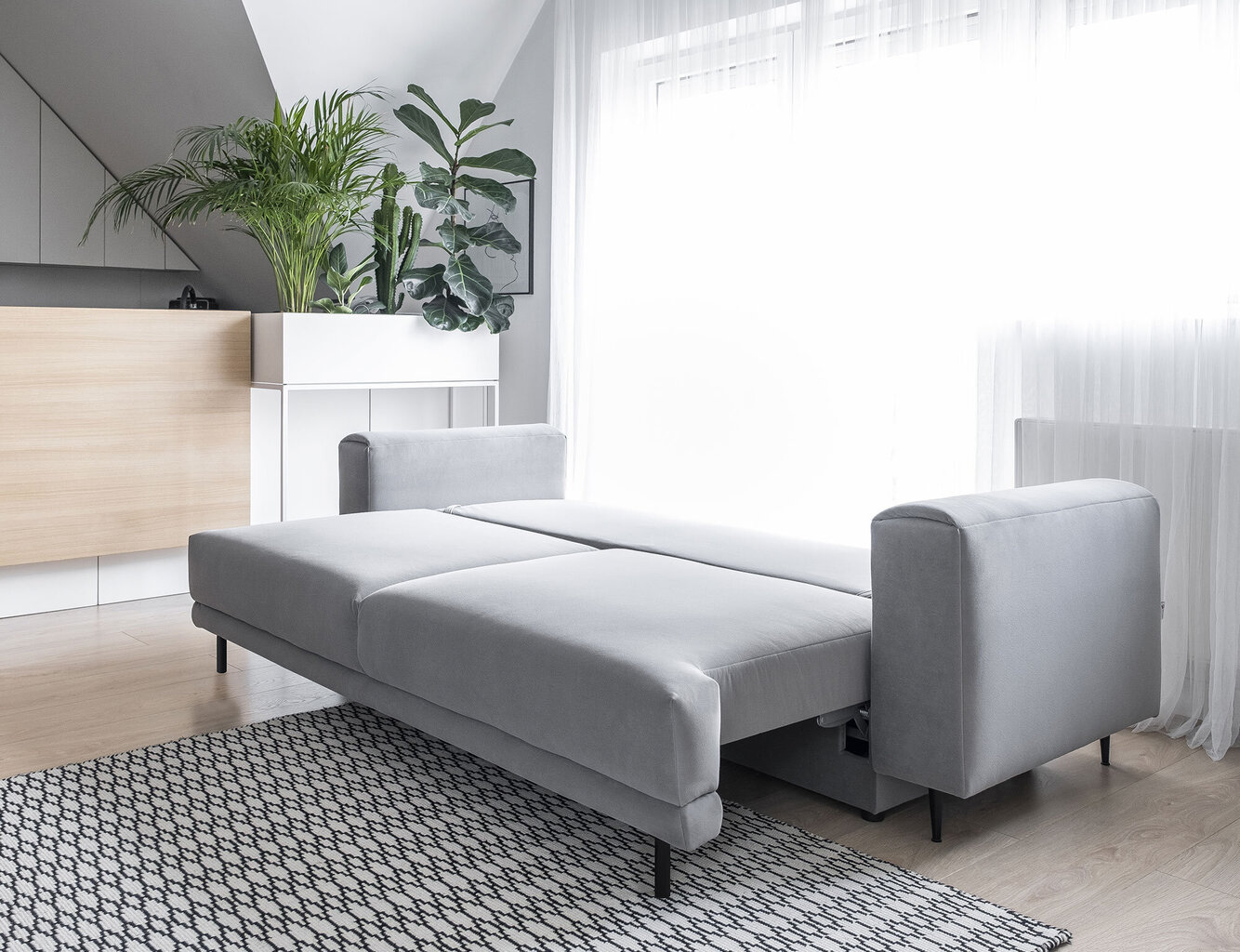 Sofa NORE Dalia Velvetmat 04, pilka – Image 10